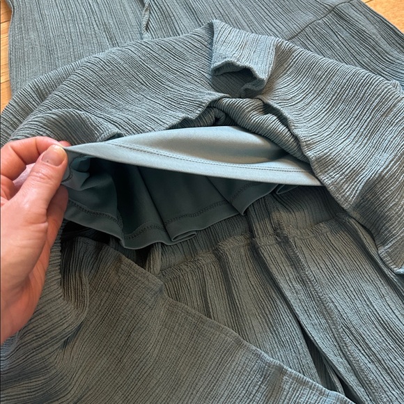 Sweet Wanderer Teal Tiered Midi Dress with Tie Neck - Picture 14 of 16